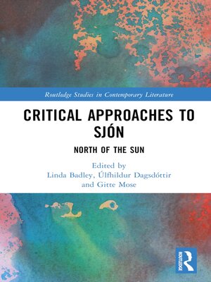 cover image of Critical Approaches to Sjón